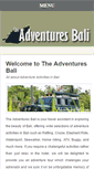 Mobile Screenshot of adventures-bali.com